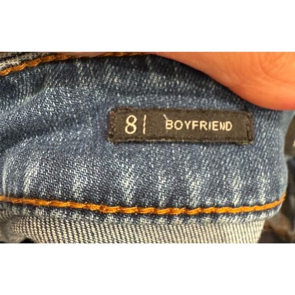 Talbots Flawless Five Pocket Jeans Women’s Size 8 Boyfriend Medium Wash Denim - Picture 8 of 10